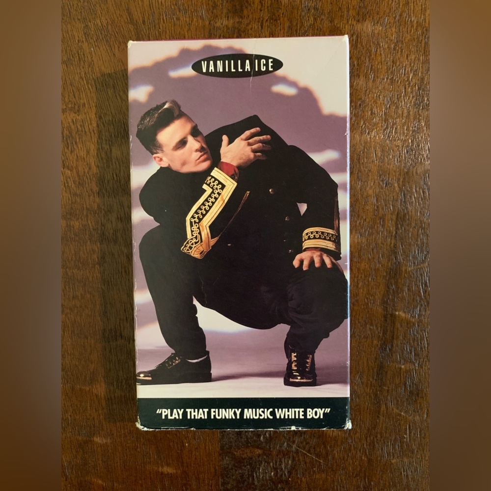 VTG SBK Records Vanilla Ice “Play That Funky Music White Boy” VHS 📼 Tape